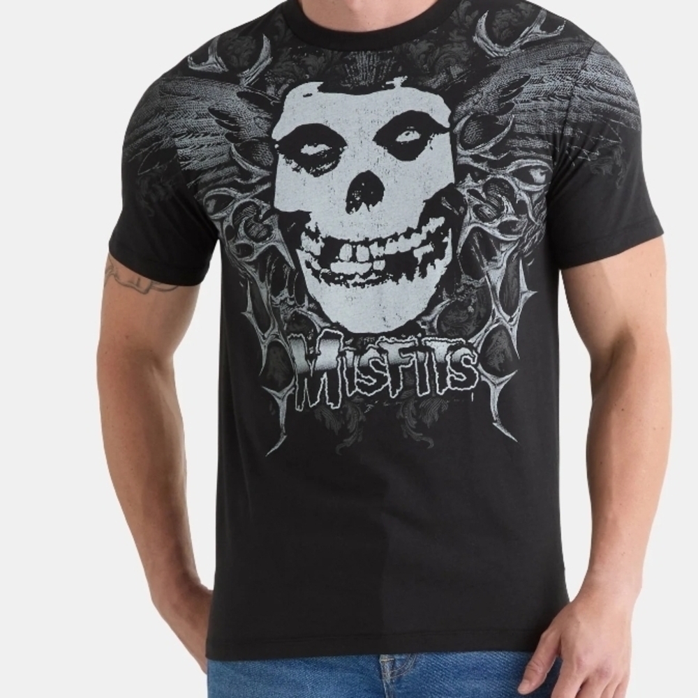 Black Graphic T-Shirt for Men